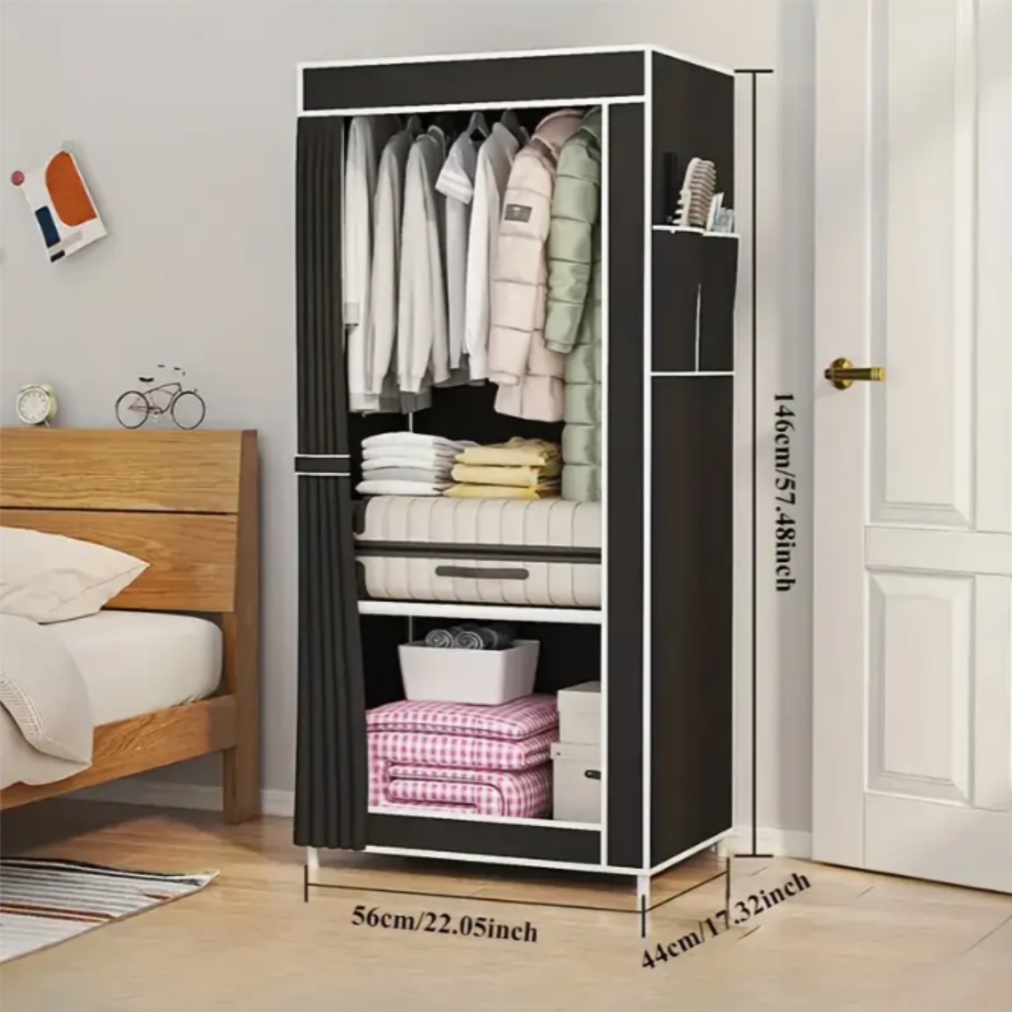 Closet Portátil De 2 Capas