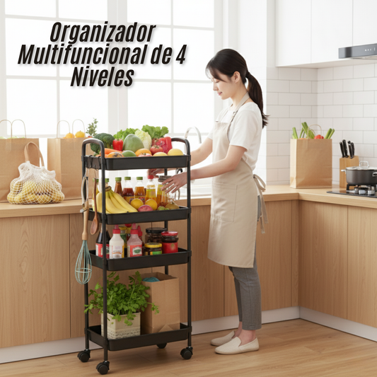 Organizador Multifuncional de 4 Niveles