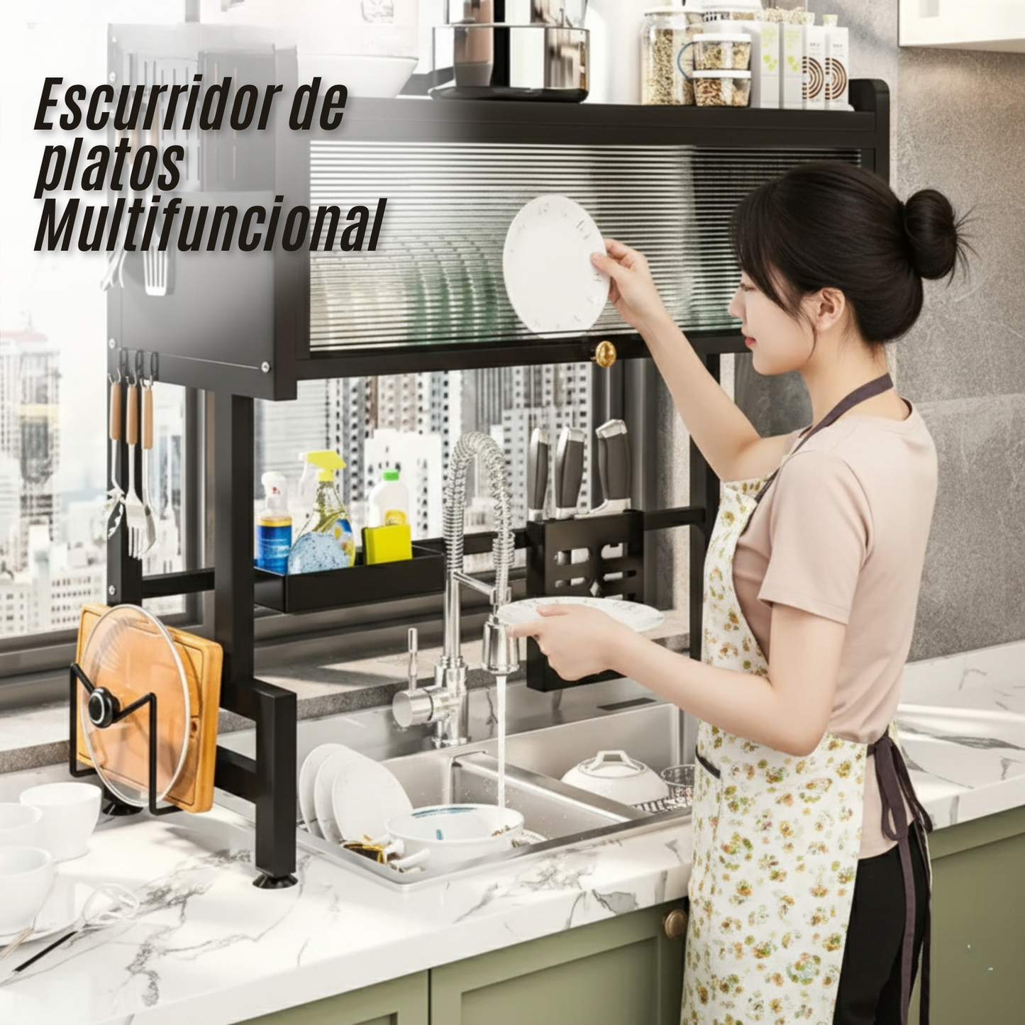 Escurridor de platos Multifuncional