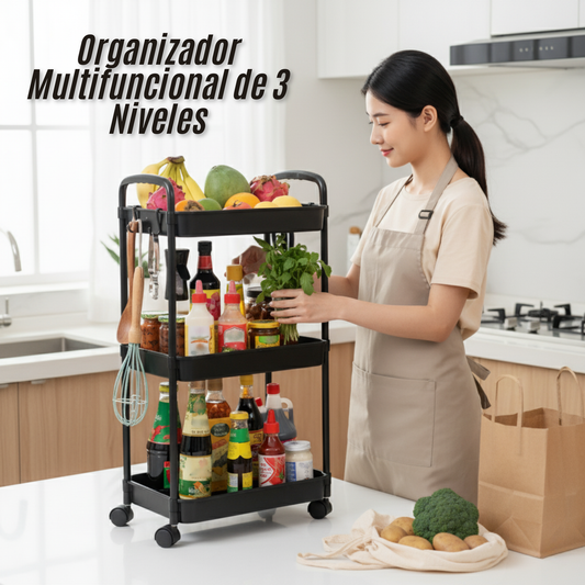 Organizador Multifuncional de 3 Niveles