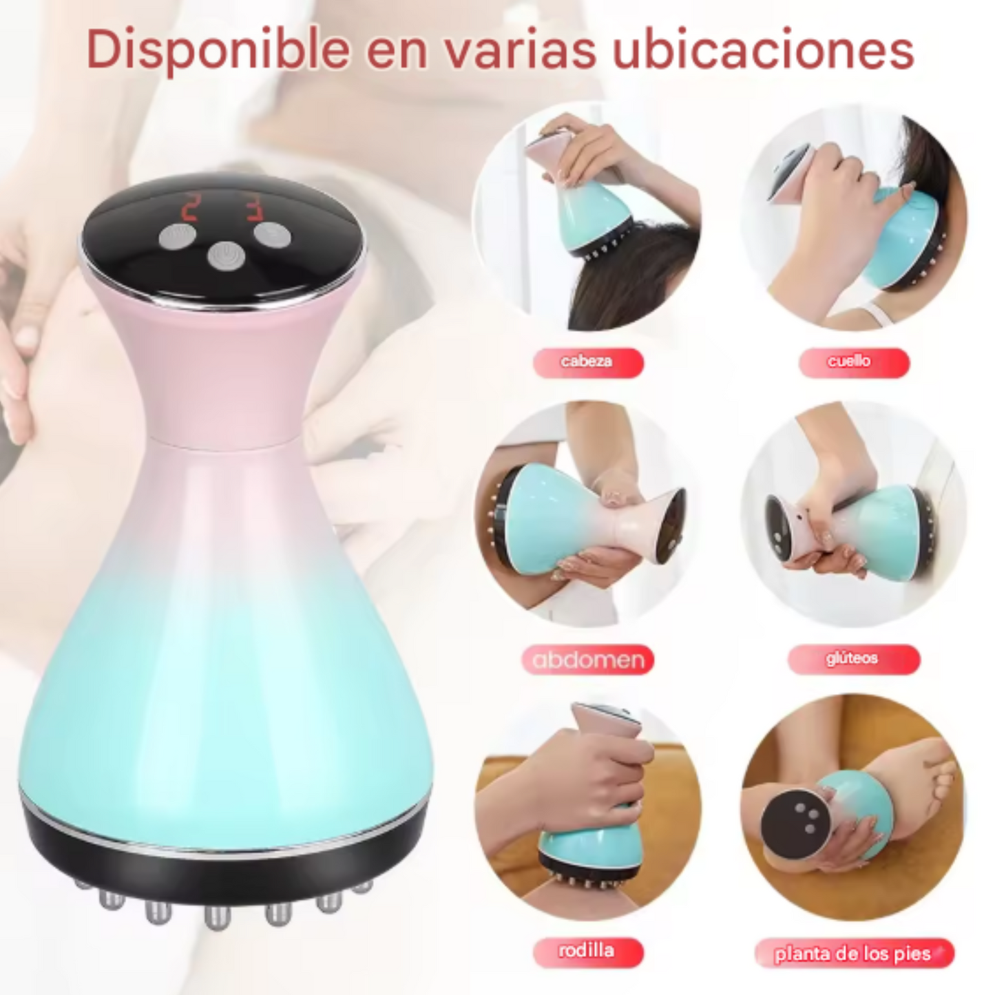 Masajeador para electroterapia portátil