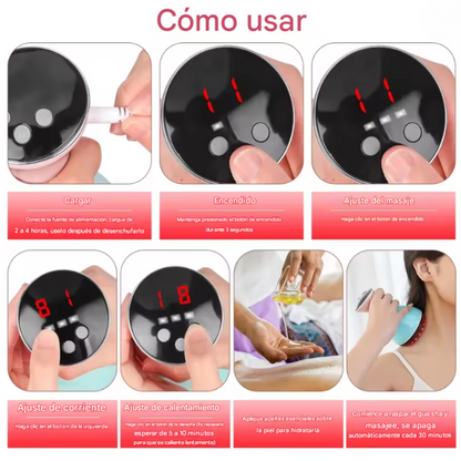 Masajeador para electroterapia portátil