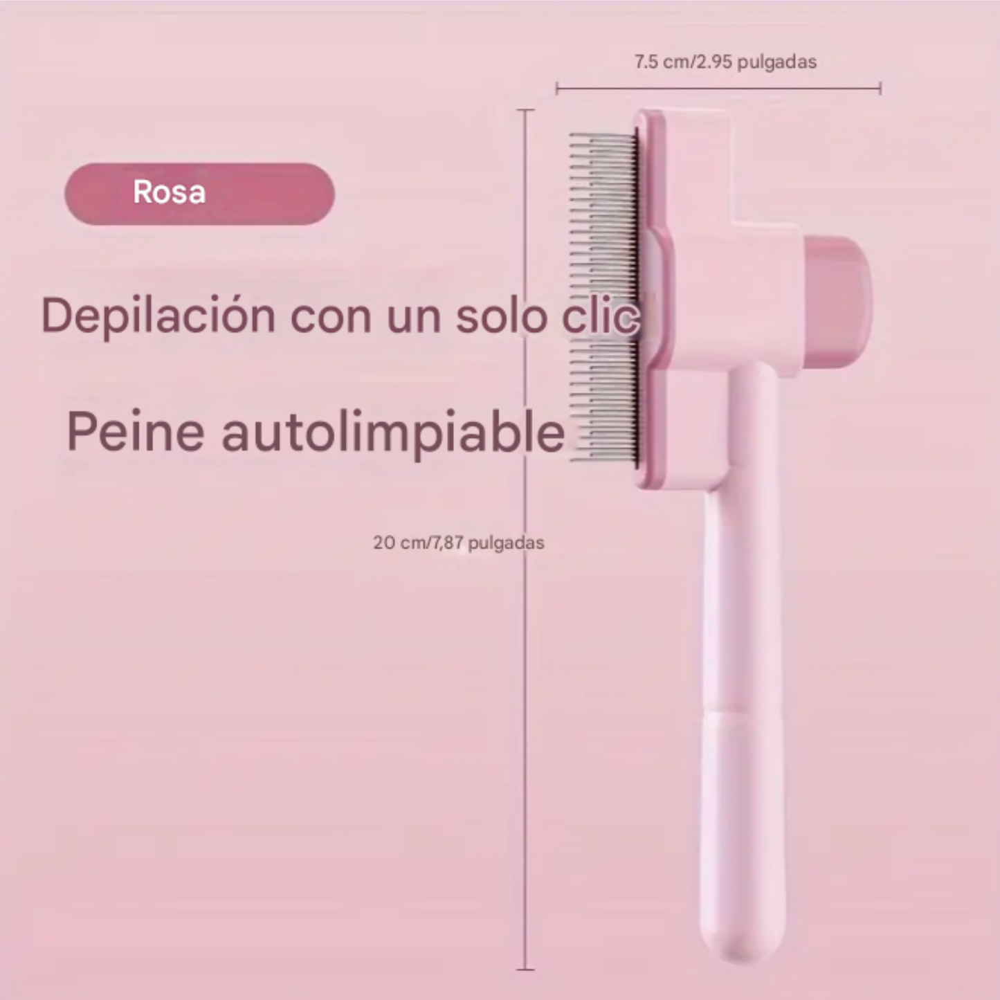 Peine Antipulgas para mascotas