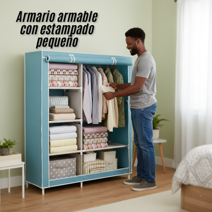 Armario armable con estampado pequeño