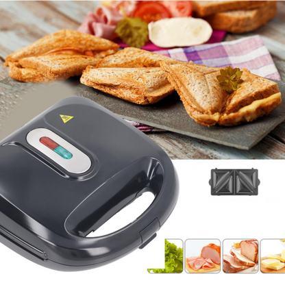 Sandwichera Eléctrica Multifunción 4 En 1