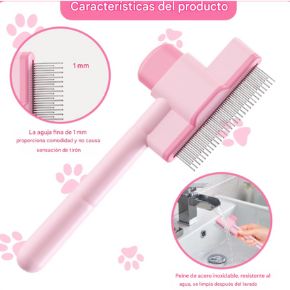 Peine Antipulgas para mascotas
