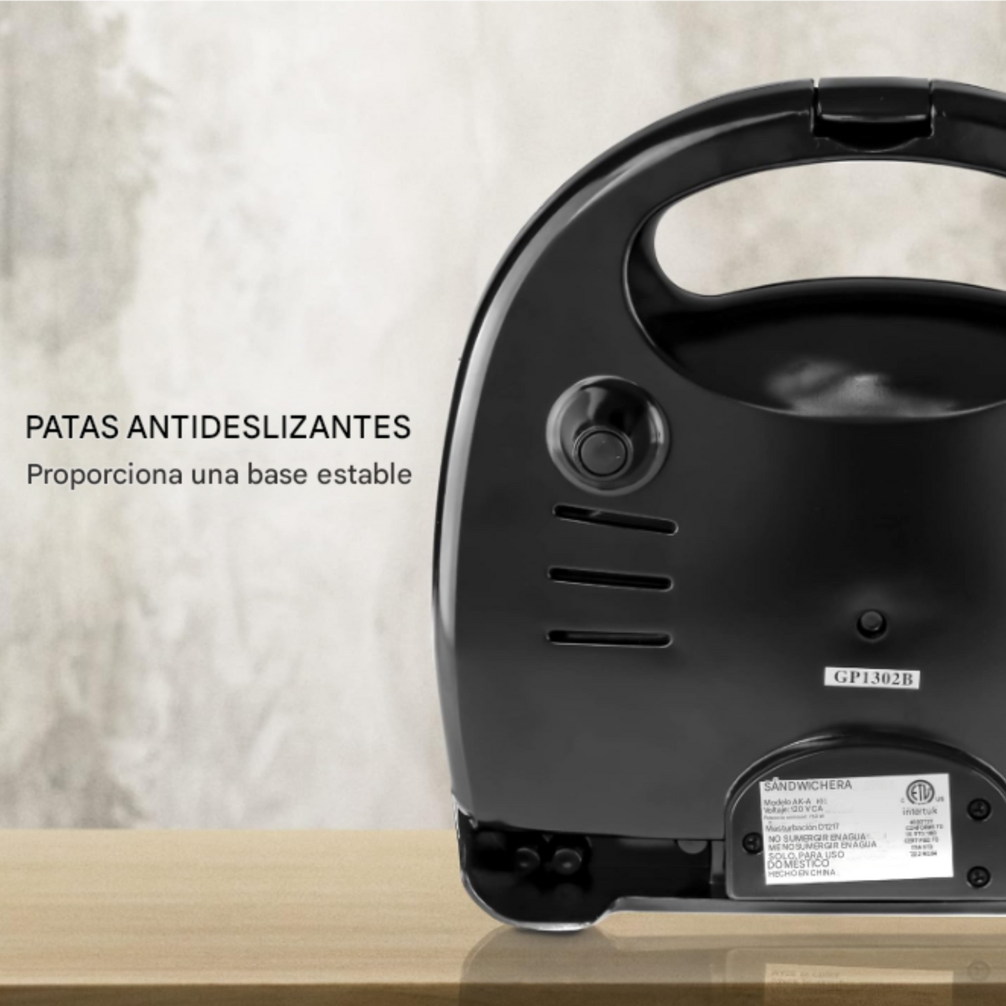 Sandwichera Eléctrica Multifunción 4 En 1