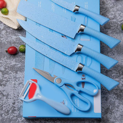 Combo Set de cuchillos + Afilador