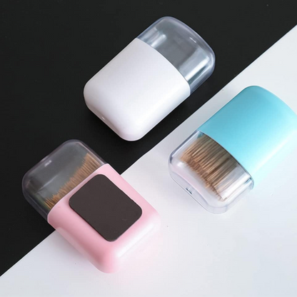 Caja de palillos de dientes magnéticos