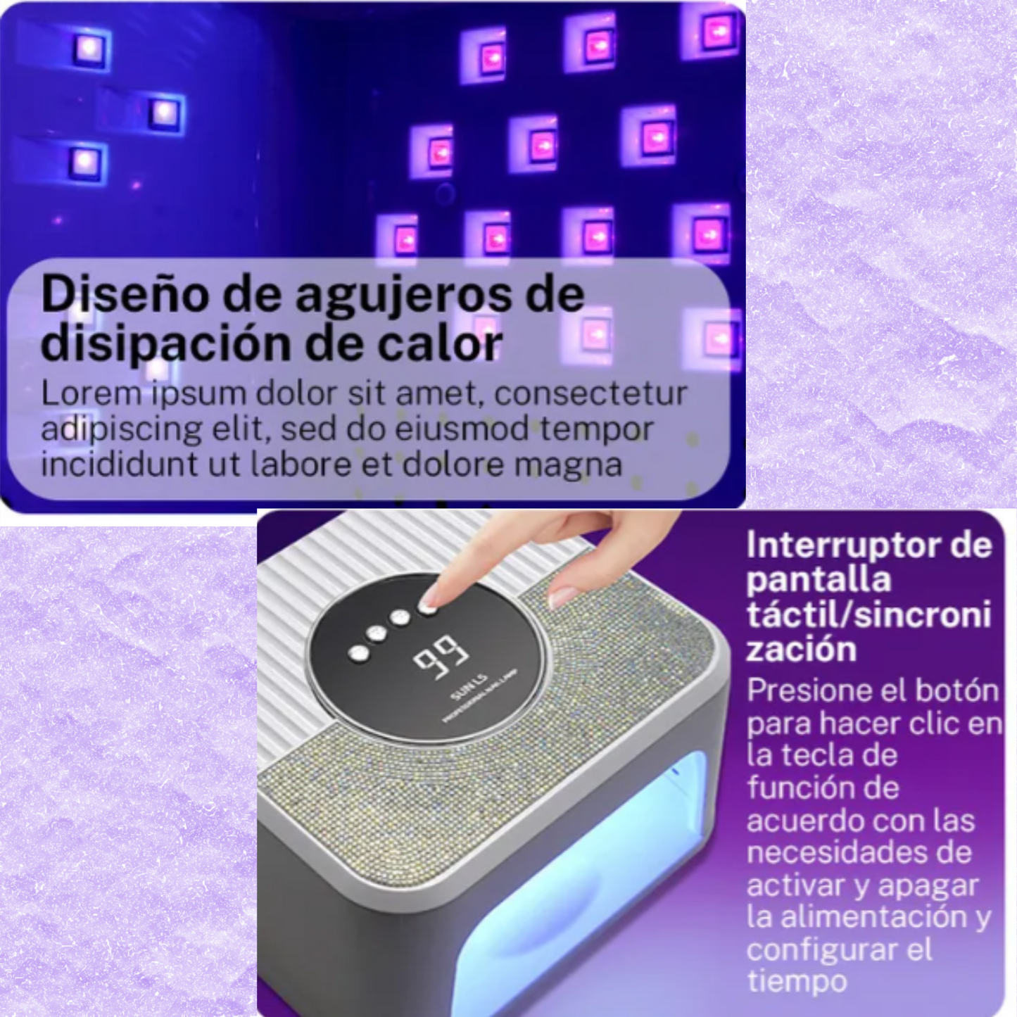 Lámpara De Uñas Led - SUN L5