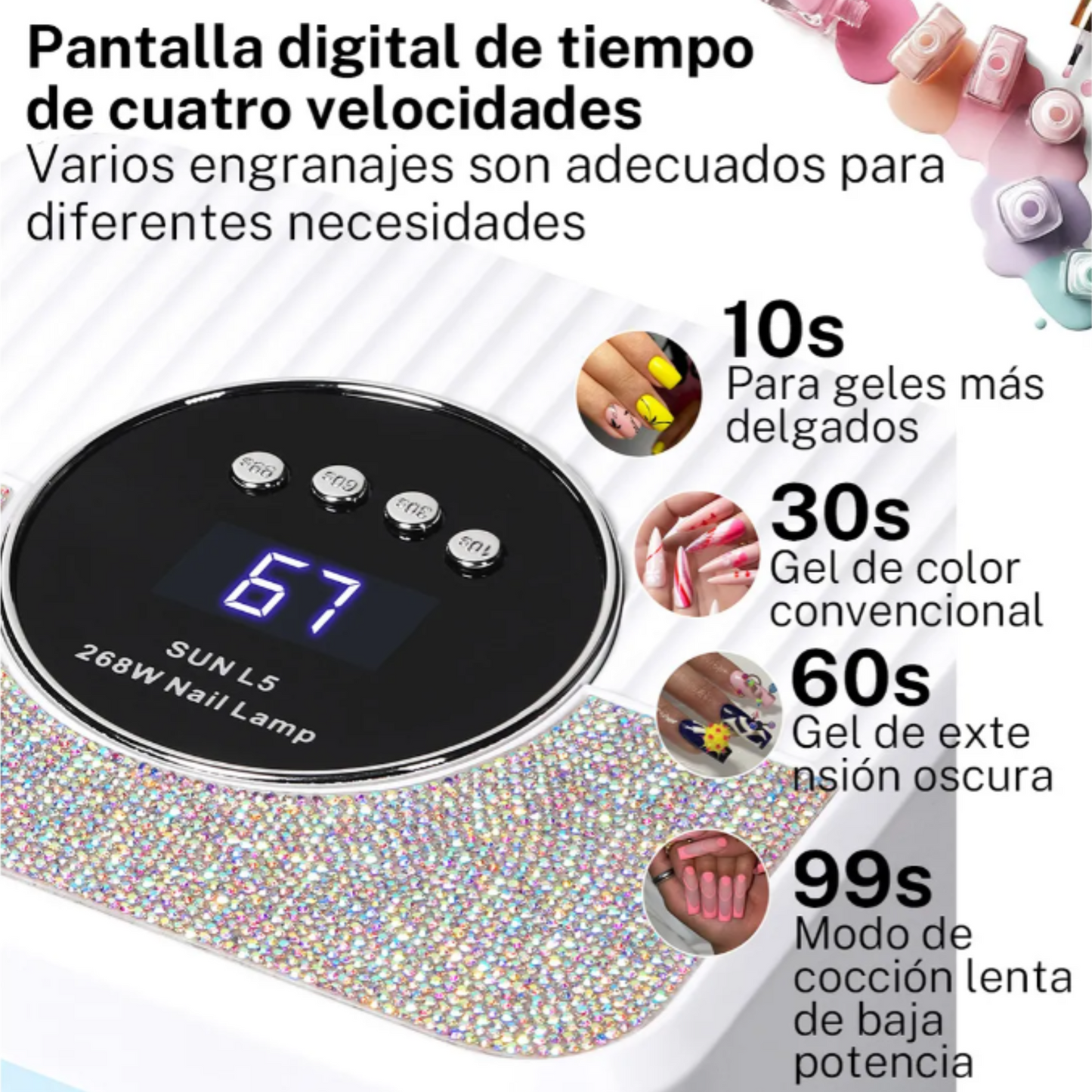 Lámpara De Uñas Led - SUN L5