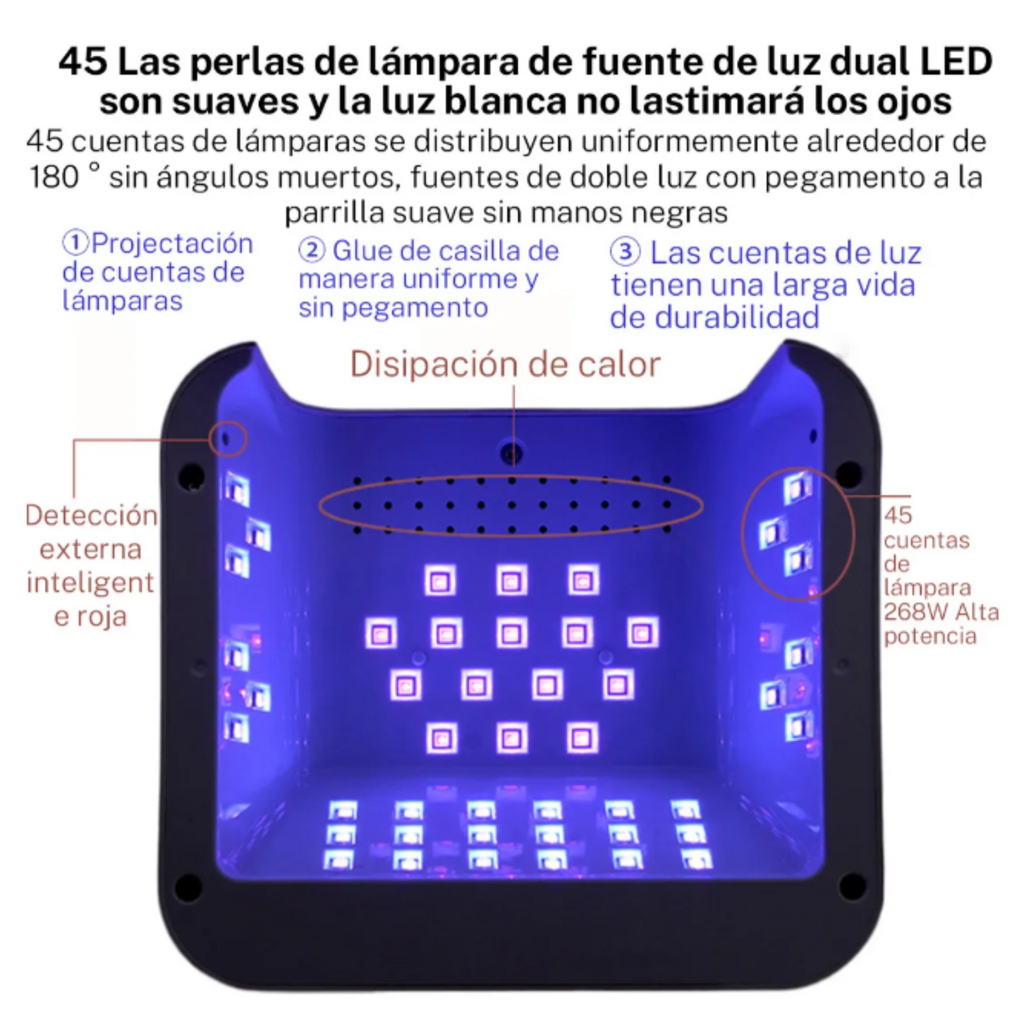 Lámpara De Uñas Led - SUN L5