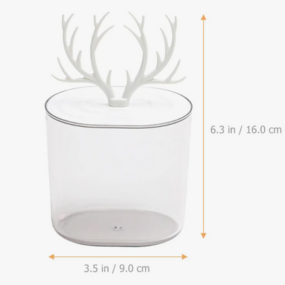 Contenedor con Tapa de forma de cuernos