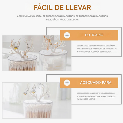 Contenedor con Tapa de forma de cuernos