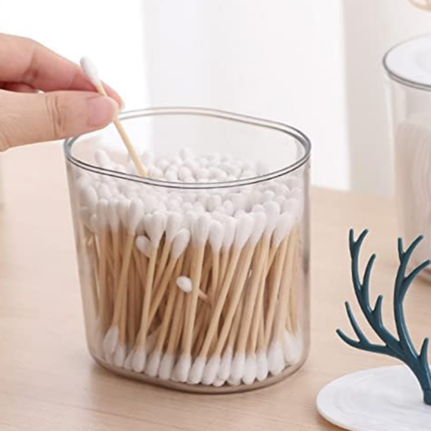 Contenedor con Tapa de forma de cuernos