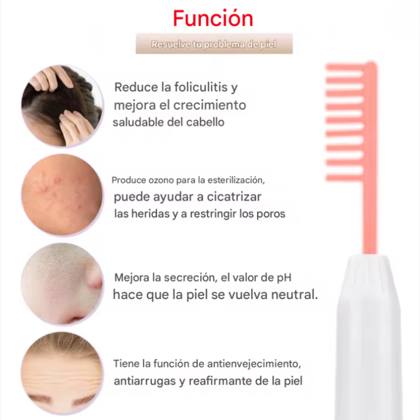 Limpiador Facial Alta Frecuencia Anti Edad