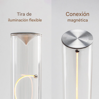 Lámpara de pared LED magnética con sensor de movimiento