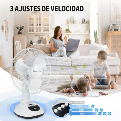 Ventilador Solar con Parlante