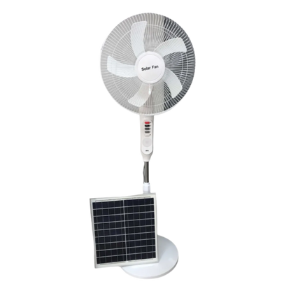 Ventilador Solar de Pie con luz