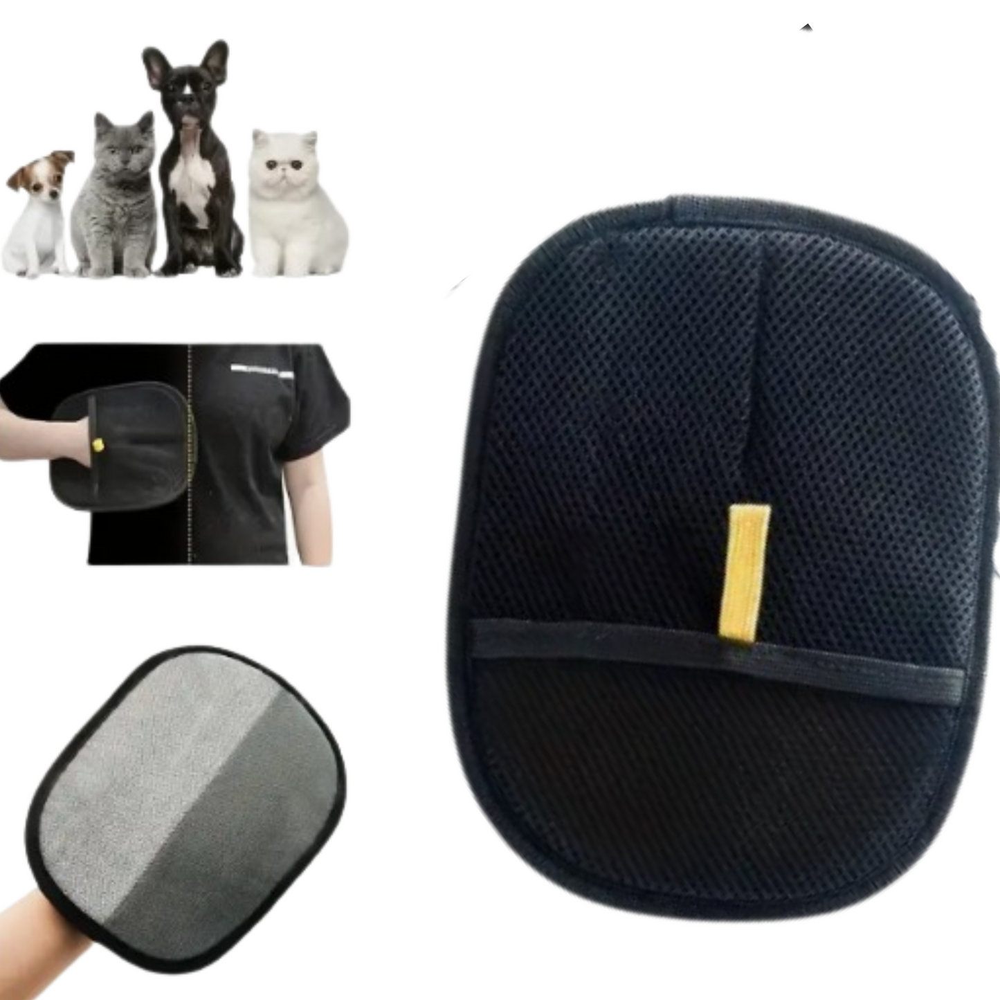 Guantes para la eliminación de pelo de mascotas