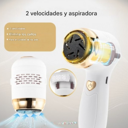 Exfoliador de pies eléctrico