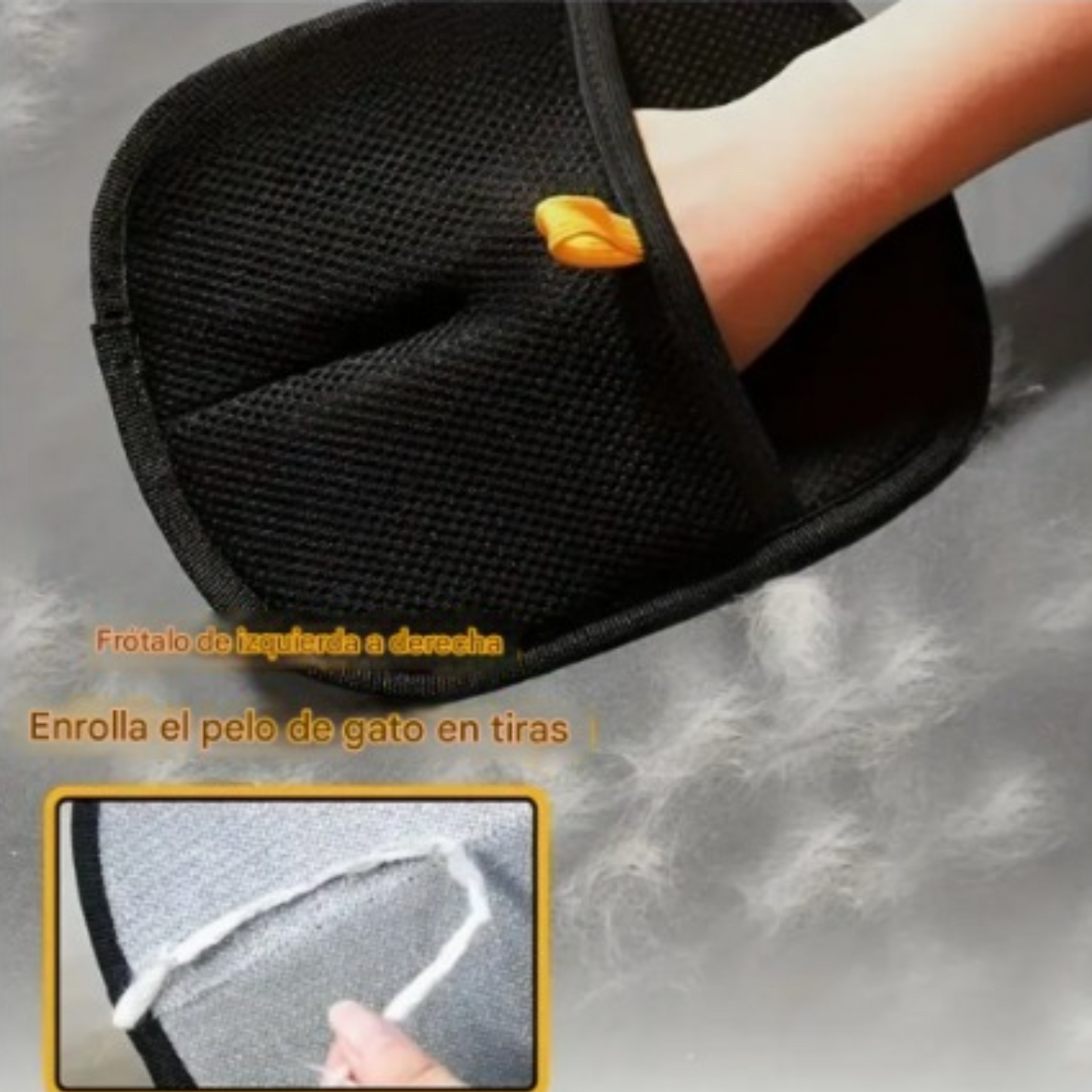 Guantes para la eliminación de pelo de mascotas