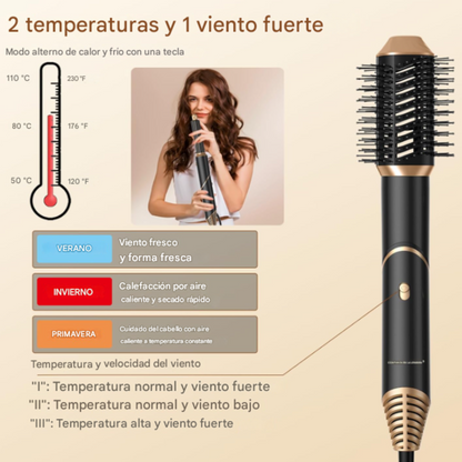Secador para cabello 6 en 1
