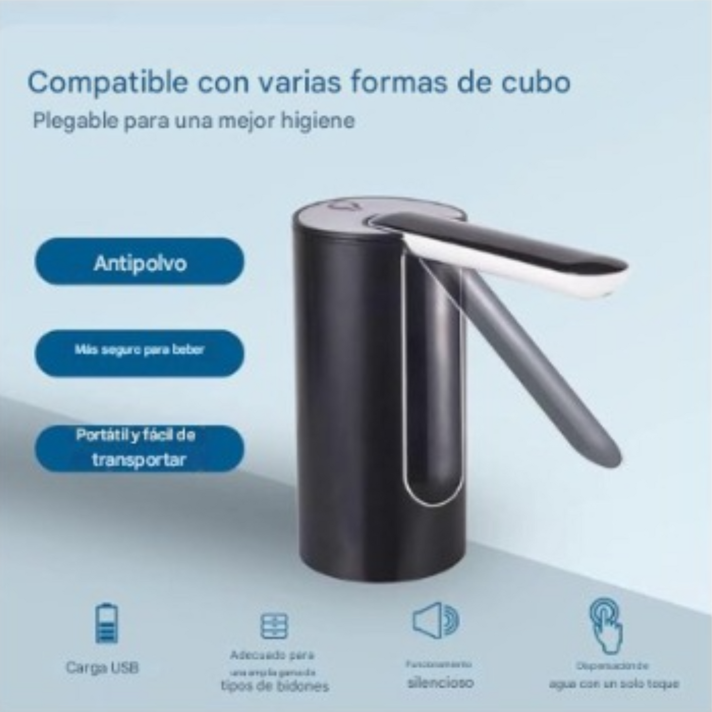 Dispensador de agua eléctrica portátil