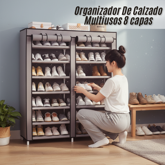 Organizador De Calzado Multiusos 8 capas