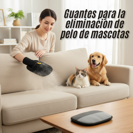 Guantes para la eliminación de pelo de mascotas