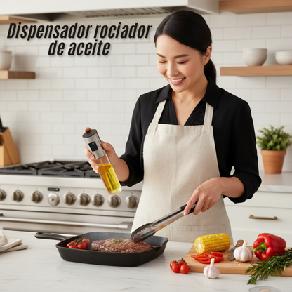 Dispensador rociador de aceite