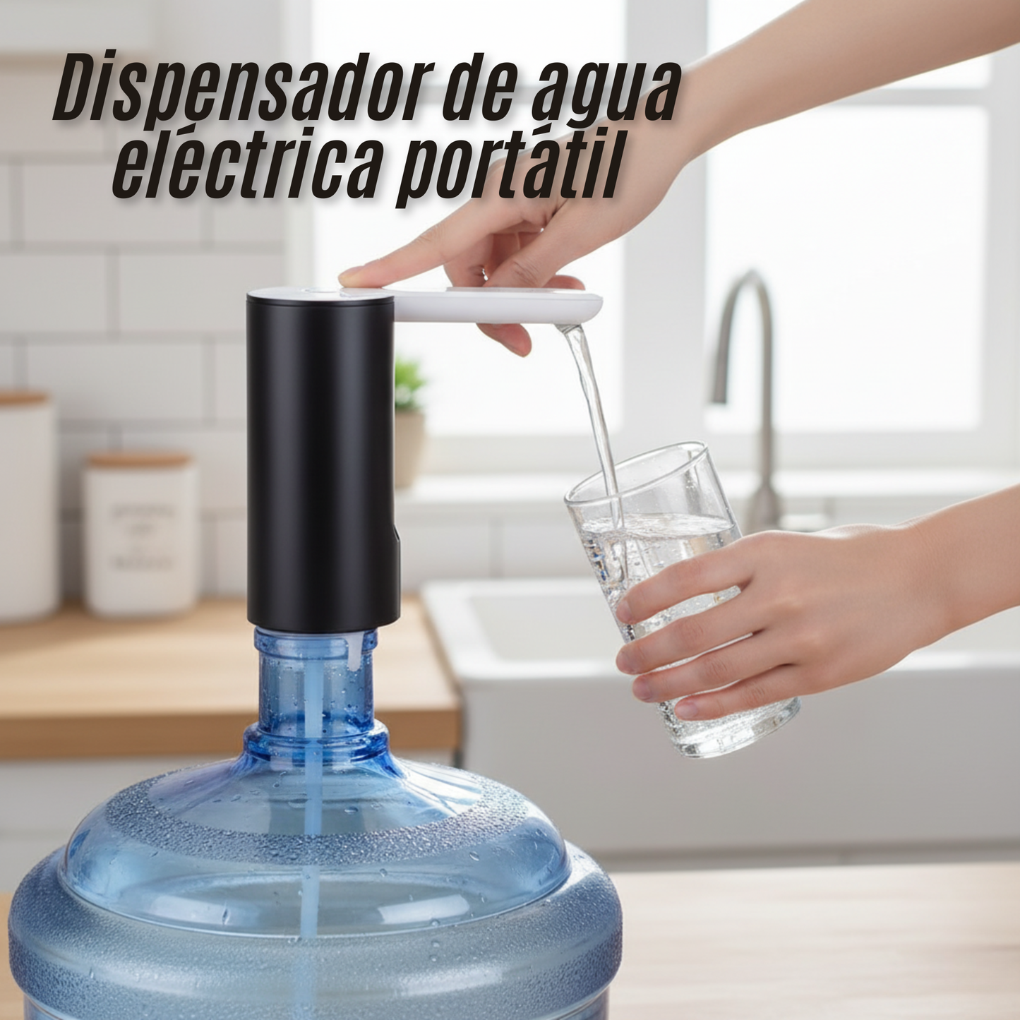 Dispensador de agua eléctrica portátil