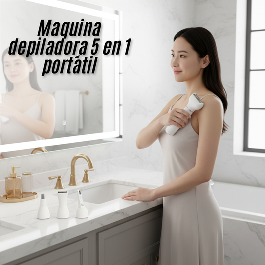 Maquina depiladora 5 en 1 portátil
