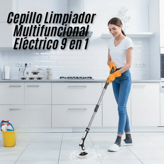 Cepillo Limpiador Multifuncional Eléctrico 9 en 1