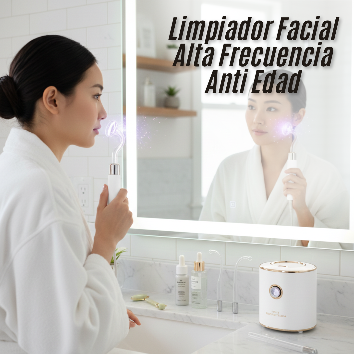 Limpiador Facial Alta Frecuencia Anti Edad