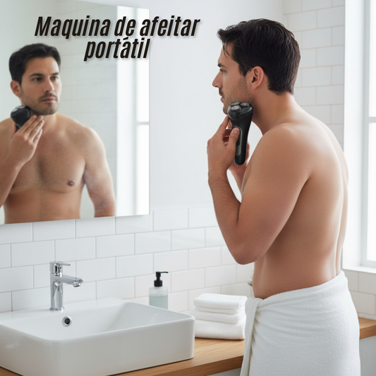 Maquina de afeitar portátil