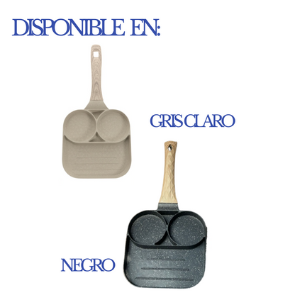 Mini Sartén Antiadherente 3 En 1