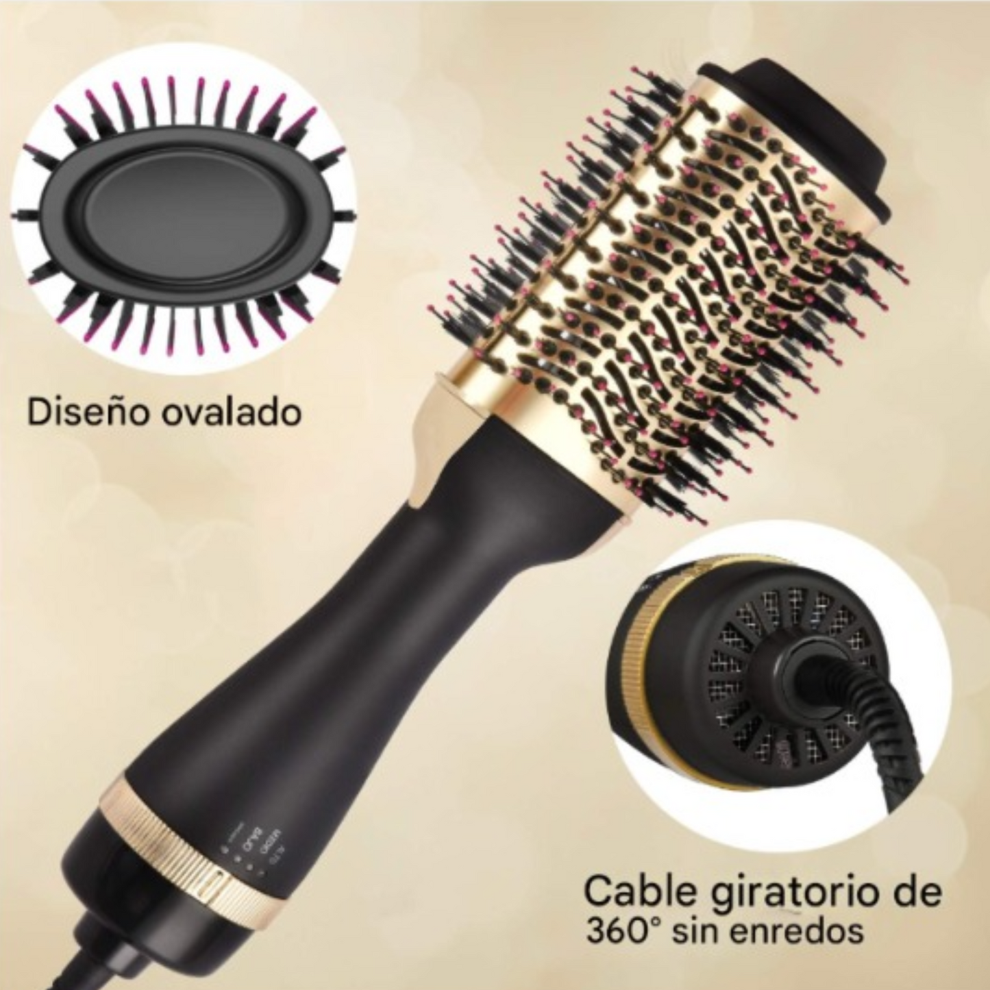 Cepillo secador keratina