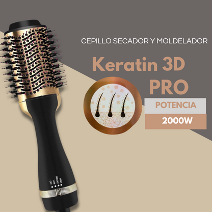 Cepillo Secador Keratina 2000W