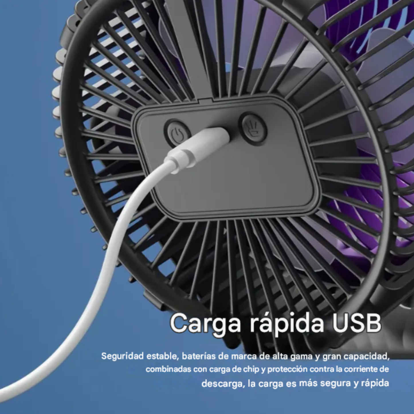 Ventilador de escritorio multifunción