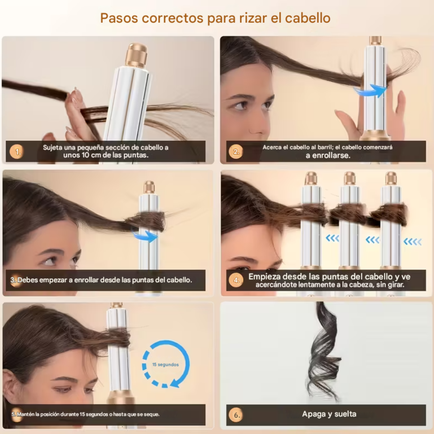 Secador para cabello 7 en 1