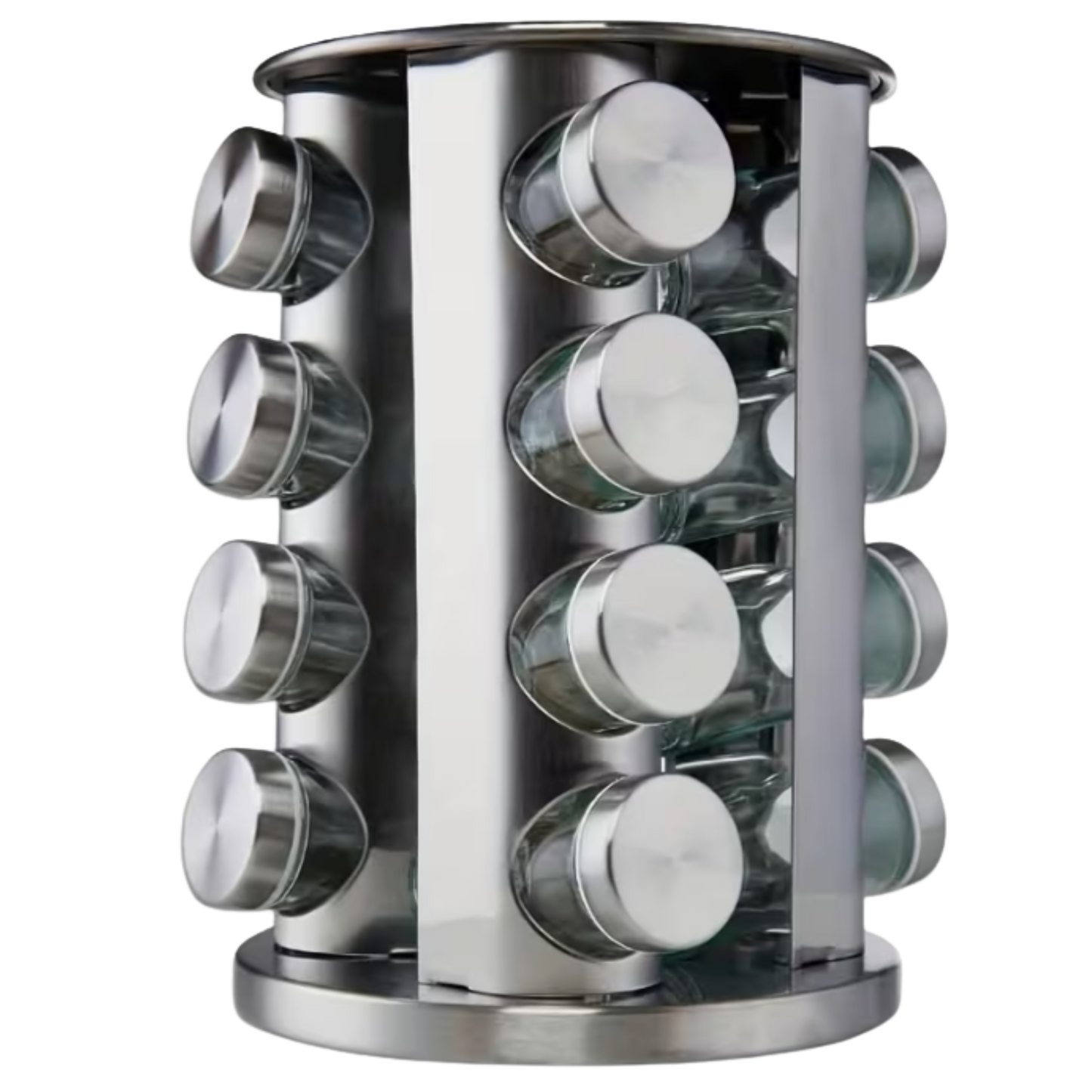 Organizador de Especias de Acero Inoxidable de 16 piezas