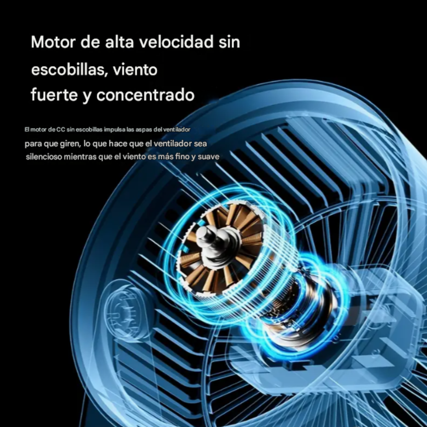 Ventilador de escritorio multifunción