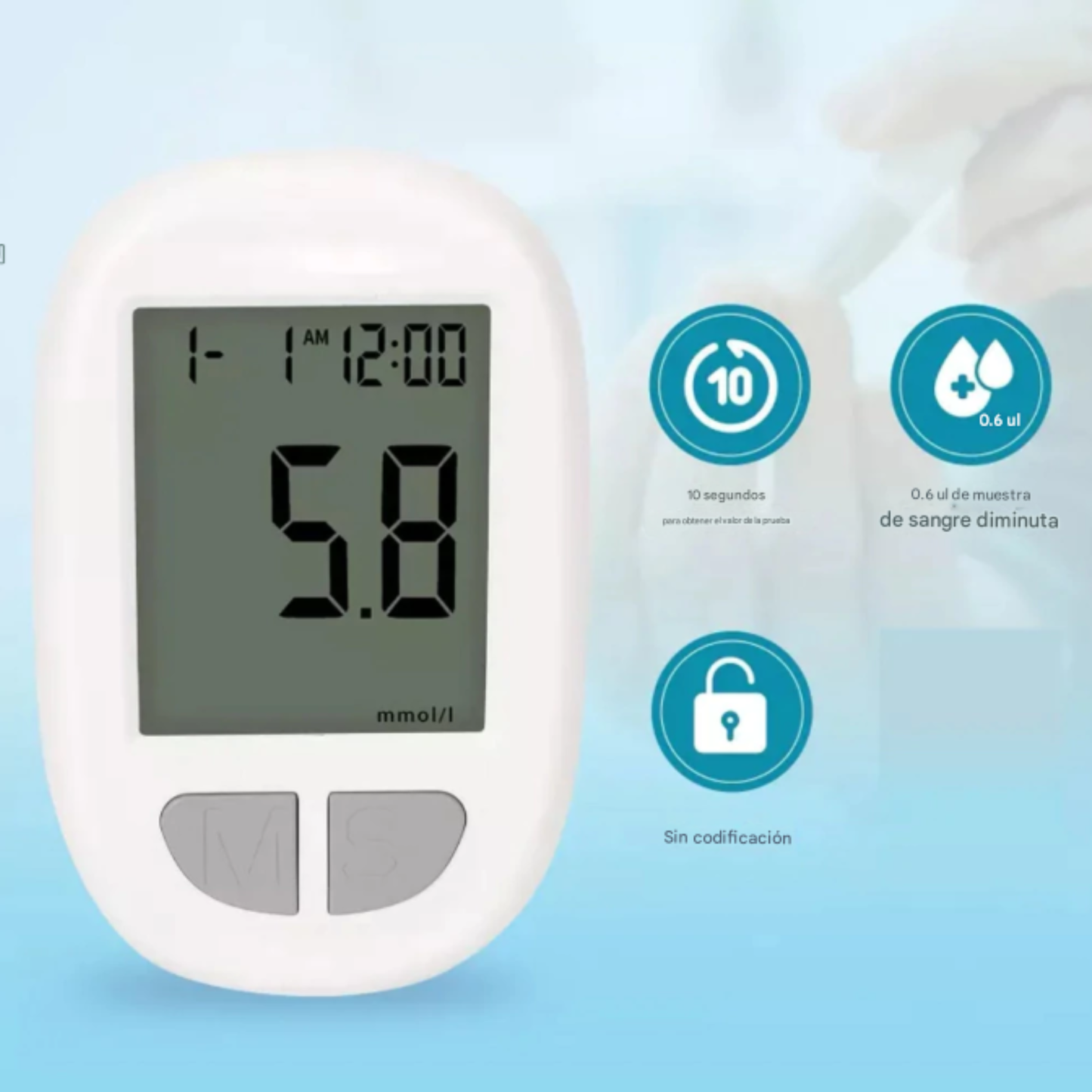 Kit Glucómetro Digital