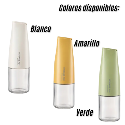 Botella Dispensadora de Aceite de Vidrio con Pico Vertedor
