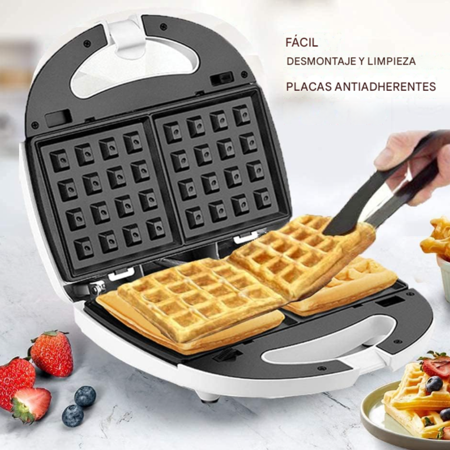 Maquina Wafflera 2 puestos