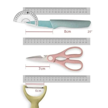 Set de Cuchillos x6 Mini Coloridos