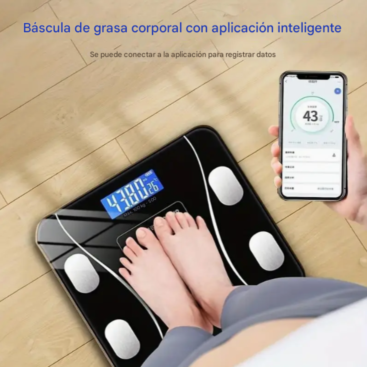 Báscula inalámbrica de alta precisión con App