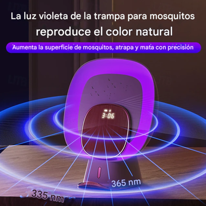 Atrapa mosquitos multifunción con carga inalámbrica para celular