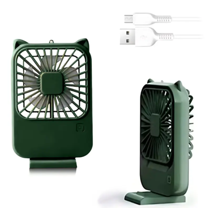 Ventilador portátil Mini con soporte para celular